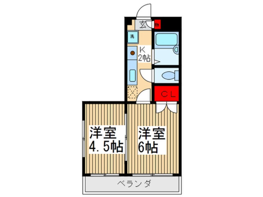 間取図 みずほ台マンション