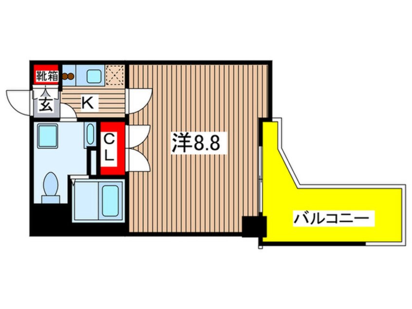 間取図 Urbanex清澄白河