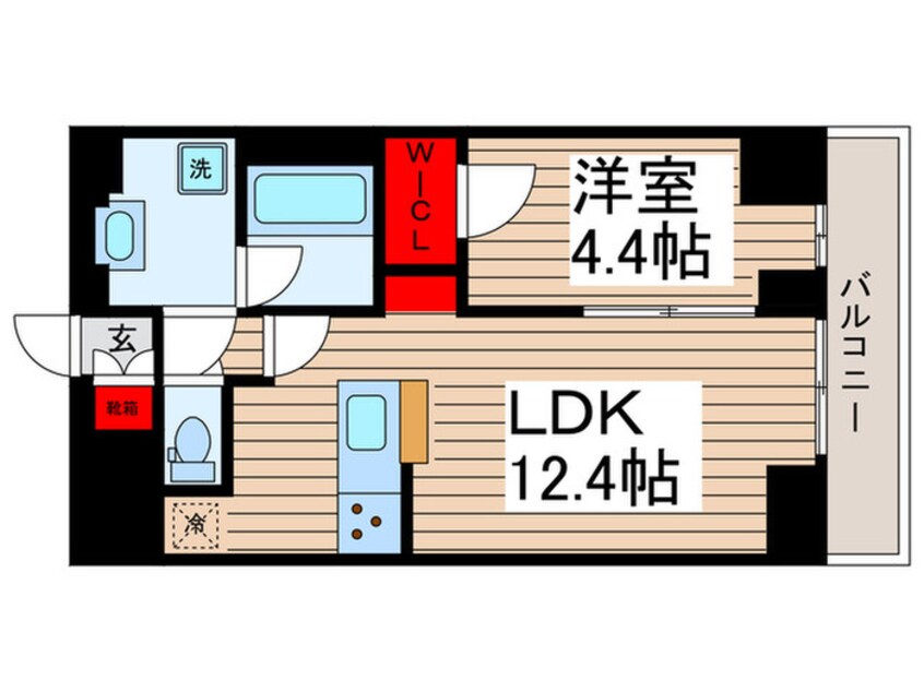 間取図 ミルーナヒルズ柏（503）