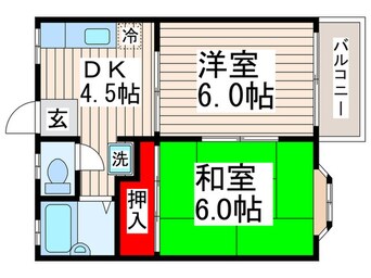 間取図 グローリーハイツ