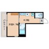 フルール久我山 1Kの間取り