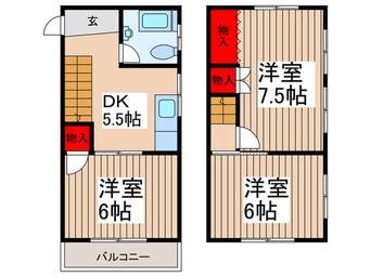 間取図 東大宮ハイツ（201）