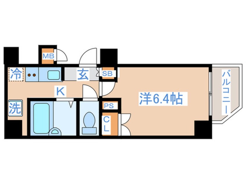 間取図 ラクラス杉並方南町