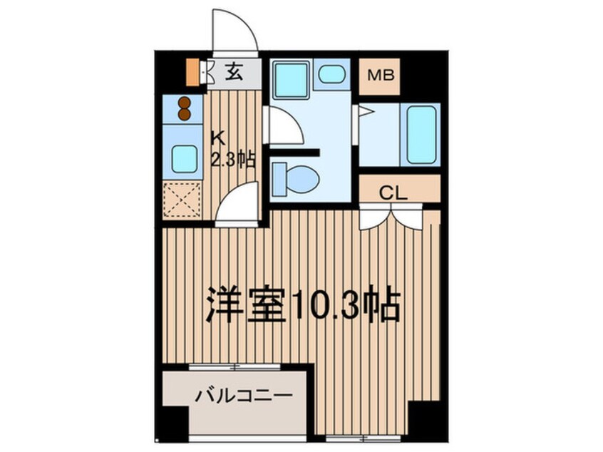 間取図 ラクラス杉並方南町