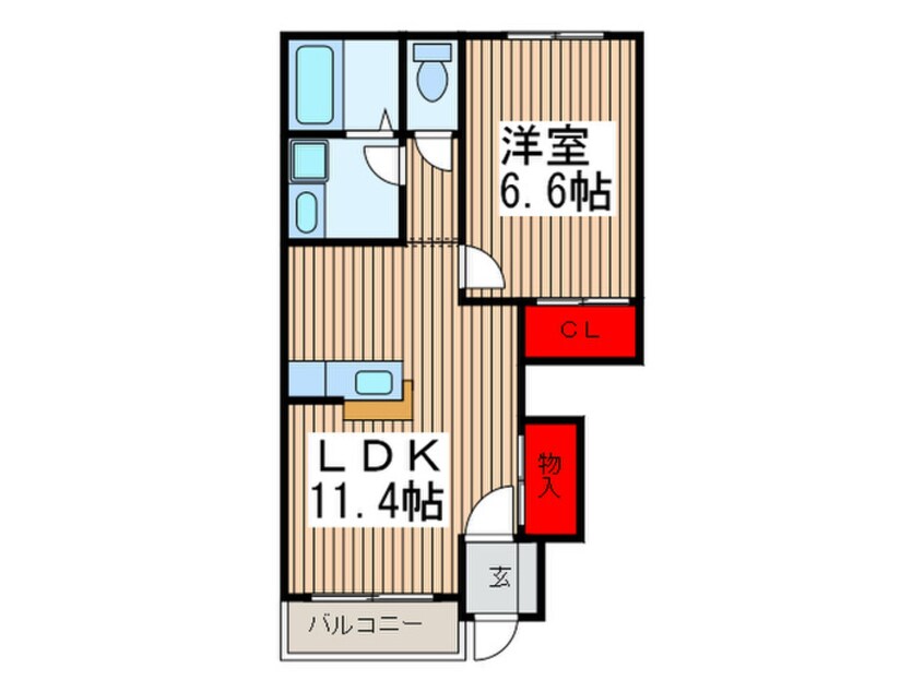 間取図 グランドソレイユ