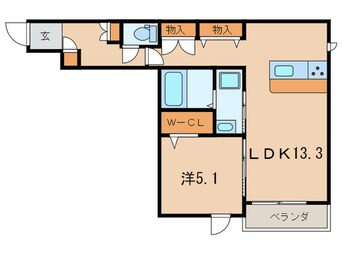 間取図 アンシャンテ