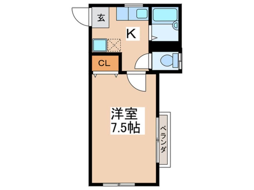 間取図 Ａ　ＦＬＡＴ