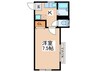 Ａ　ＦＬＡＴ 1Kの間取り