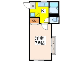 間取図 Ａ　ＦＬＡＴ