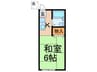 アネックス 1Kの間取り