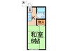 アネックス 1Kの間取り