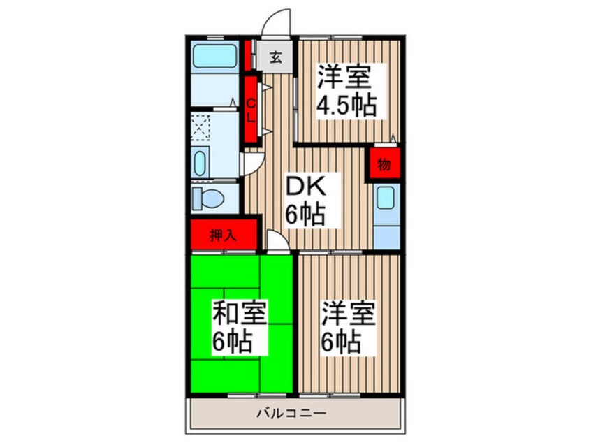 間取図 シティプラザ１