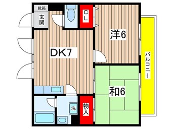 間取図 クレスト・ハイム