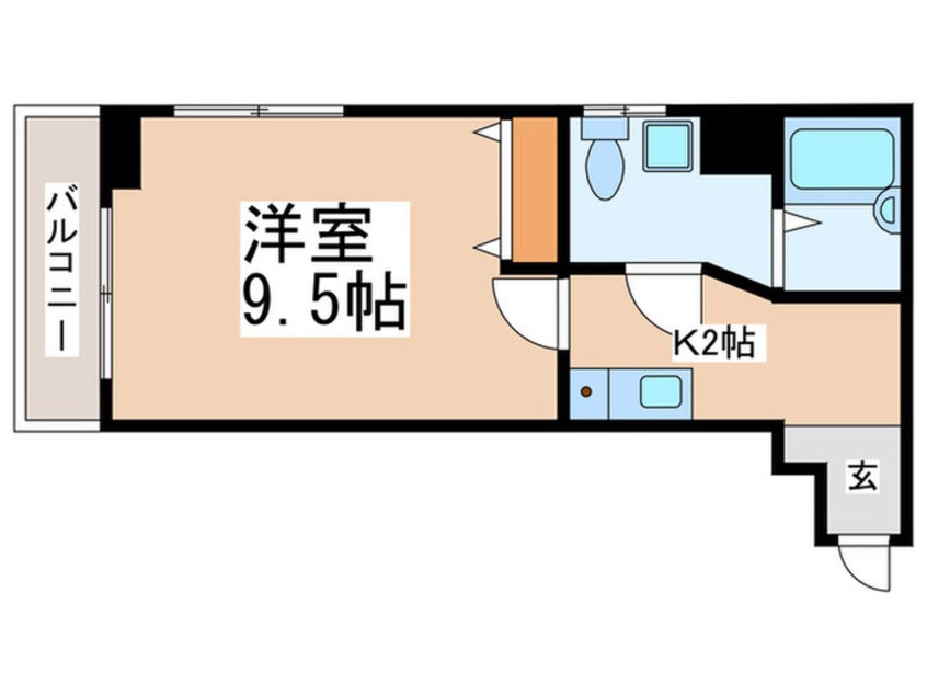 間取図 メゾン・ド・四谷　１