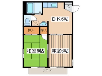 間取図 メドウズ