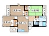 ハイツ　ミチマ 3DKの間取り