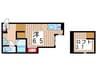 ＲＩＺＥＳＴ　ルミエン 1Rの間取り