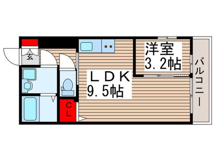 間取り図 クレア松戸