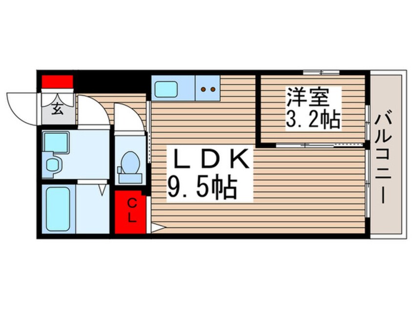 間取図 クレア松戸