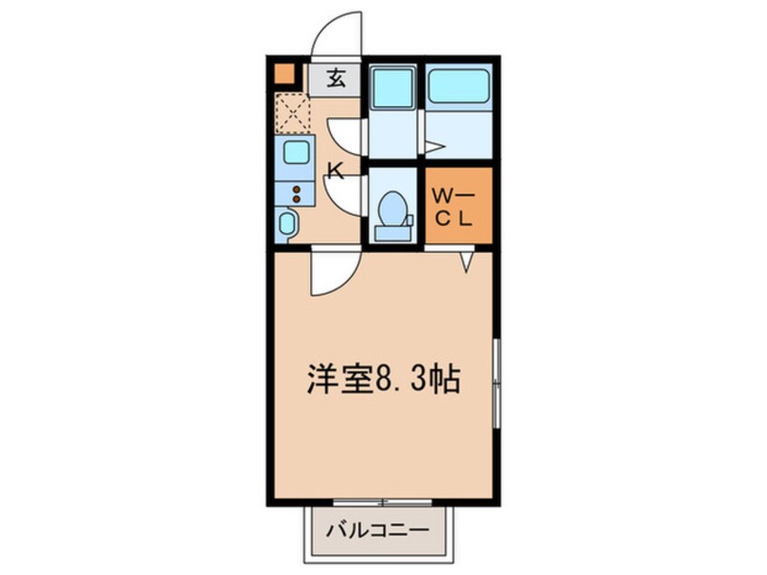 間取図 ロシェ　ノワール