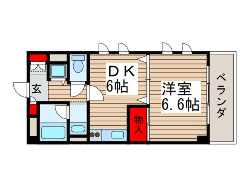 間取図 カサ・ブランジ－ノ