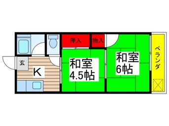 間取図 第1ハイツ石井