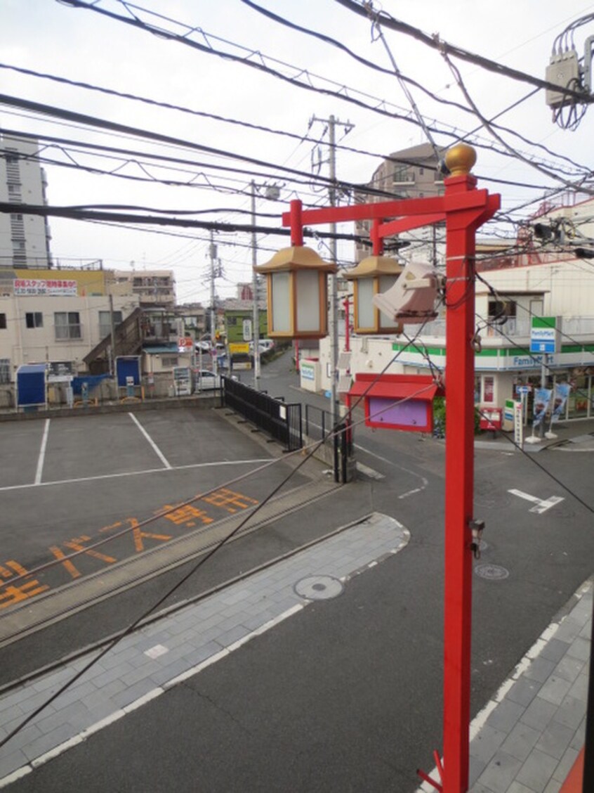 室内からの展望 蛭川コーポ