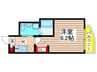 ラリヴィエールテール稲毛 1Kの間取り