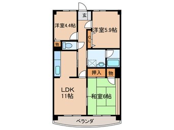 間取図 グリ－ンア－トマンション