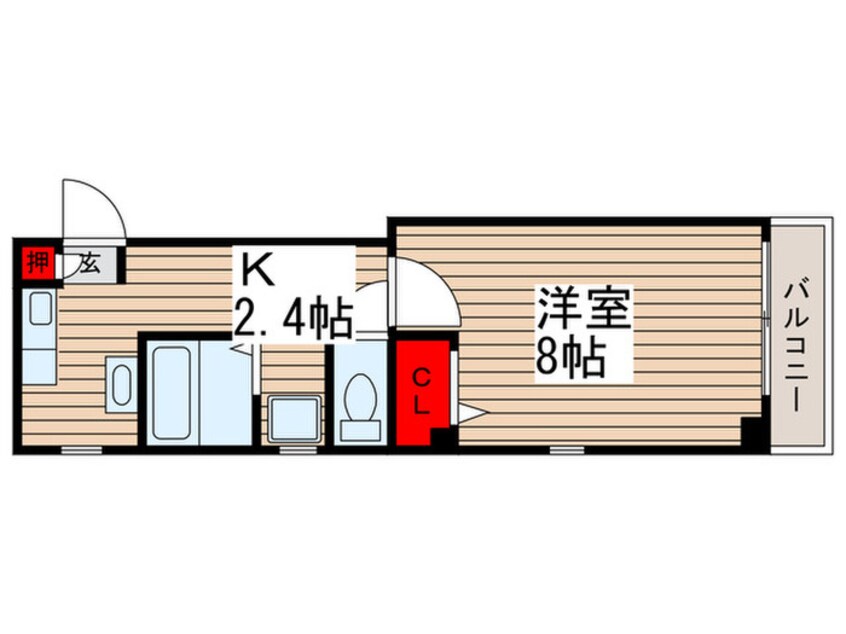 間取図 パレスホリケ５