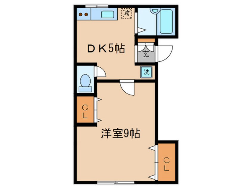 間取図 カ－サ田口