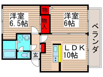 間取図 ネオグランドールＡ