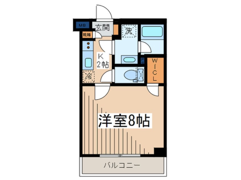 間取図 AIFLAT桜上水