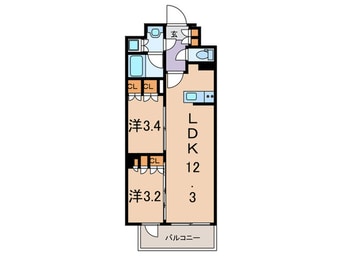 間取図 コンフォリア・リブ大森西