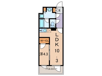 間取図 コンフォリア・リブ大森西