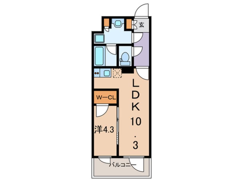 間取図 コンフォリア・リブ大森西