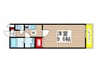 リブリ・検見川 1Kの間取り