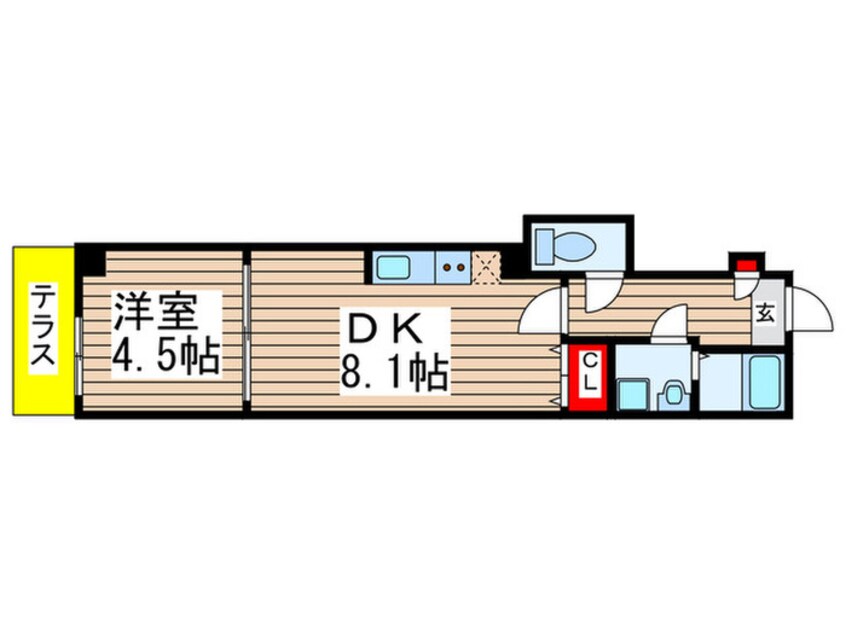 間取図 Arcenciel幕張