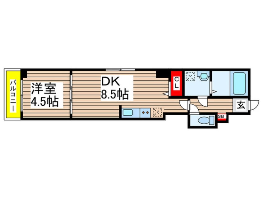 間取図 Arcenciel幕張