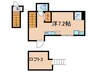VILLEST上石神井 1Rの間取り