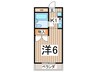 ヒルズ桜木町 1Kの間取り