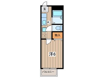 間取図 グリ－ンハイツ４