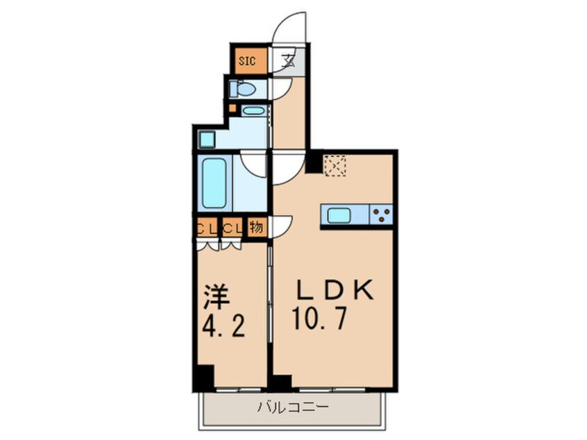 間取図 ｸﾚｽﾄｺｰﾄ目白新坂ﾚｼﾞﾃﾞﾝｽ