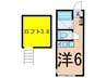 ヴァベーネ横濱 1Rの間取り