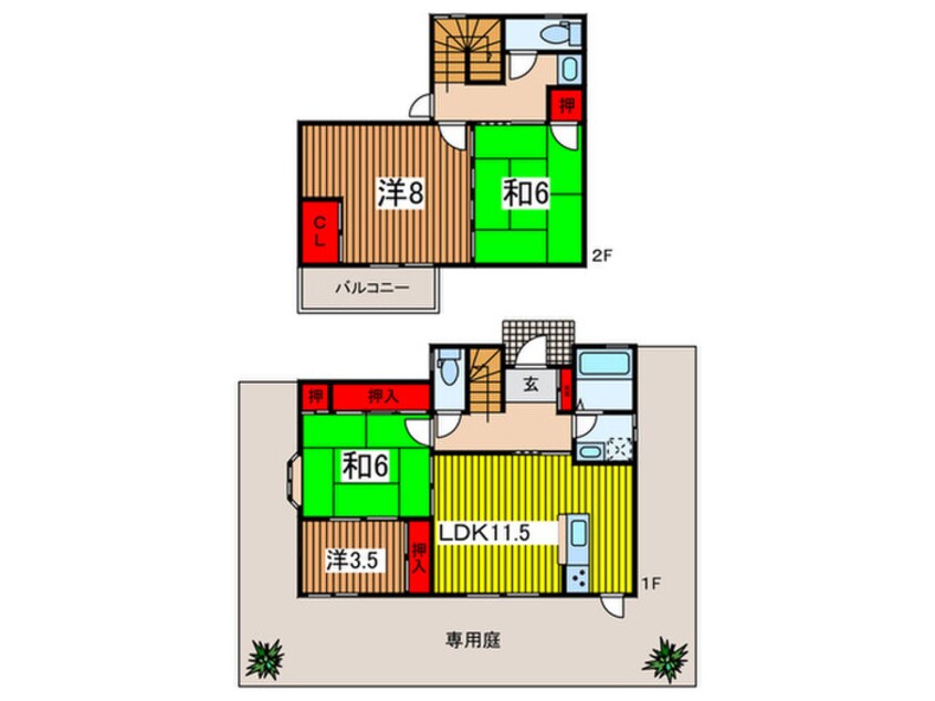 間取図 大谷場1丁目戸建A