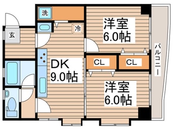 間取図 シャンテマキ（2F）