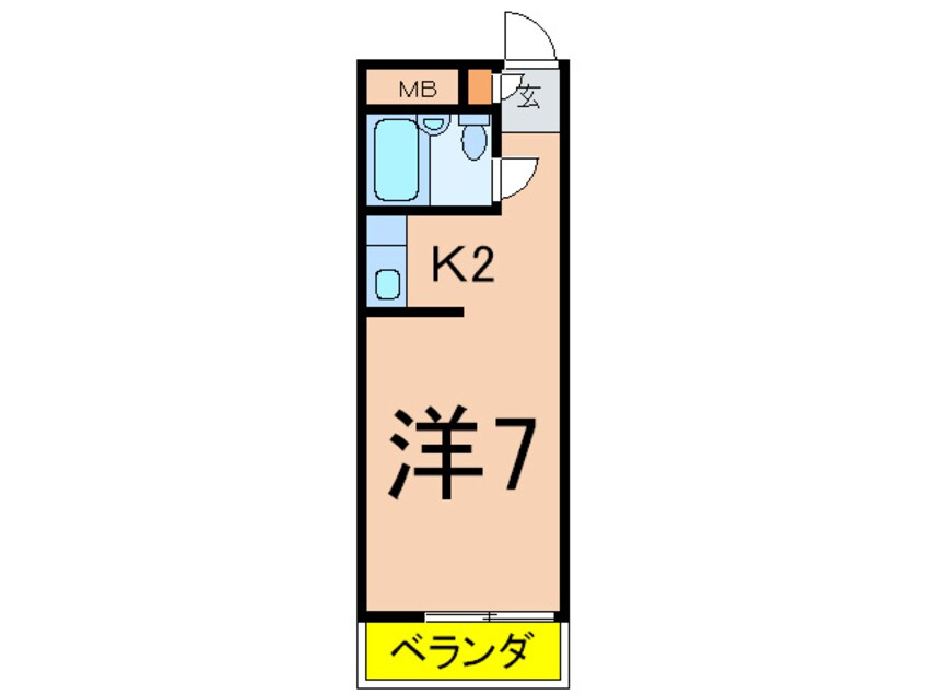 間取図 柿の木坂  雅