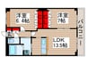グレイスヴィラ 2LDKの間取り
