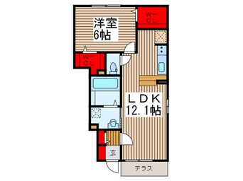 間取図 セントポ－リア上木崎
