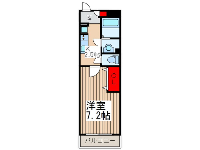 間取図 リブリ・六番館